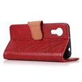 Elegant Series Samsung Galaxy Xcover 5 Wallet Case - Rood