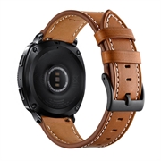 Samsung Galaxy Watch4/Watch4 Classic/Watch5/Watch6/Watch FE/Watch7 leren band - 20mm - bruin
